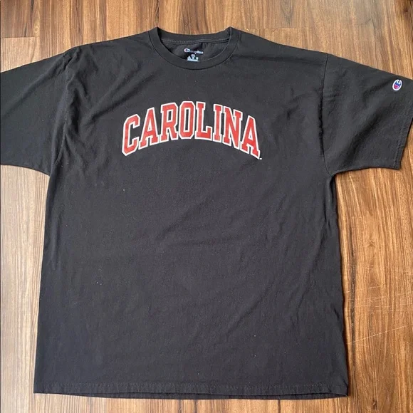 2 Champion CAROLINA Graphic Tees - Garnet & Black - Picture 6 of 9